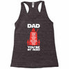 dad you're my hero Racerback Tank