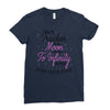 I Love My Trucker To The Moon And Back To Infinity And Beyond Forever Ladies Fitted T-Shirt