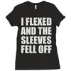 weight lifting gym fitness training Ladies Fitted T-Shirt