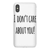 i don'tcare about you iPhoneX