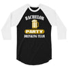bachelor party drinking team wedding groomsmen bridal funny 3/4 Sleeve Shirt