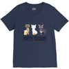 happy meowr V-Neck Tee