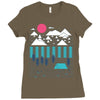 camp line Ladies Fitted T-Shirt
