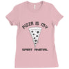 pizza is my spirit animal Ladies Fitted T-Shirt