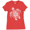 turtle art Ladies Fitted T-Shirt