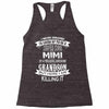 Super Cool Mimi Of A Freaking Awesome Grandson Racerback Tank