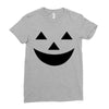 face pumpkin Ladies Fitted T-Shirt
