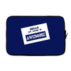 my name is awesome Laptop sleeve