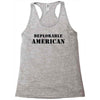 deplorable american Racerback Tank