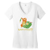 caterpie fainted!!! Women's V-Neck T-Shirt