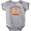 This Girl Loves Poodle Baby Onesie