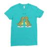 hug me Ladies Fitted T-Shirt