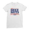 vote deez nuts Ladies Fitted T-Shirt