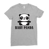 Baby Panda Ladies Fitted T-Shirt