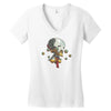 overwatch zenyatta cute spray Women's V-Neck T-Shirt