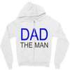 dad the man Zipper Hoodie