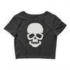 mr. skull Crop Top