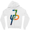 jake paul calorful Zipper Hoodie