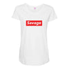 Savage Hypebeast Maternity Scoop Neck T-shirt