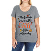 my favorite season is the fall of the patriarchy Ladies Curvy T-Shirt