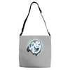 dramatic chipmunk Adjustable Strap Totes