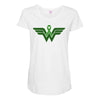 liver cancer wonder woman Maternity Scoop Neck T-shirt