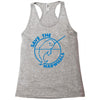 save the narwhales Racerback Tank