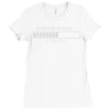 sarcasm loading Ladies Fitted T-Shirt
