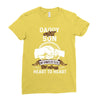 daddy and son not always eye to eye Ladies Fitted T-Shirt