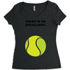 There is No Off-Season Women's Triblend Scoop T-shirt