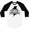 captain awesome 3/4 Sleeve Shirt