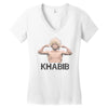 ugly khabib Women's V-Neck T-Shirt