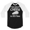 sweet dreams are made of cheese 3/4 Sleeve Shirt