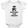 support our troops Baby Onesie