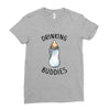 Drinking Buddies Ladies Fitted T-Shirt