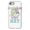 unicorns are born in may cute unicorn iPhone 8