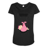 Estimated Delivery September Baby Girl Maternity Scoop Neck T-shirt