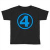 number 4 Toddler T-shirt