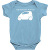only smarties have the answer'   funny Baby Onesie