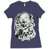 clown gun Ladies Fitted T-Shirt