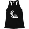 deer antler with buck forest Racerback Tank