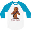 hug a wookiee 3/4 Sleeve Shirt