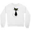black cat idiot Crewneck Sweatshirt