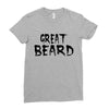 great beard Ladies Fitted T-Shirt