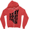 stay hungry stay foolish Zipper Hoodie