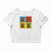 pop art Crop Top
