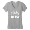 This Beauty is a Beast Women's V-Neck T-Shirt