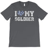 i love my soldier navy camouflage T-Shirt