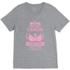 I am a Breast Cancer Survivor - What's Your Superpower? V-Neck Tee