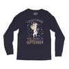 Unicorns are born in September Long Sleeve Shirts